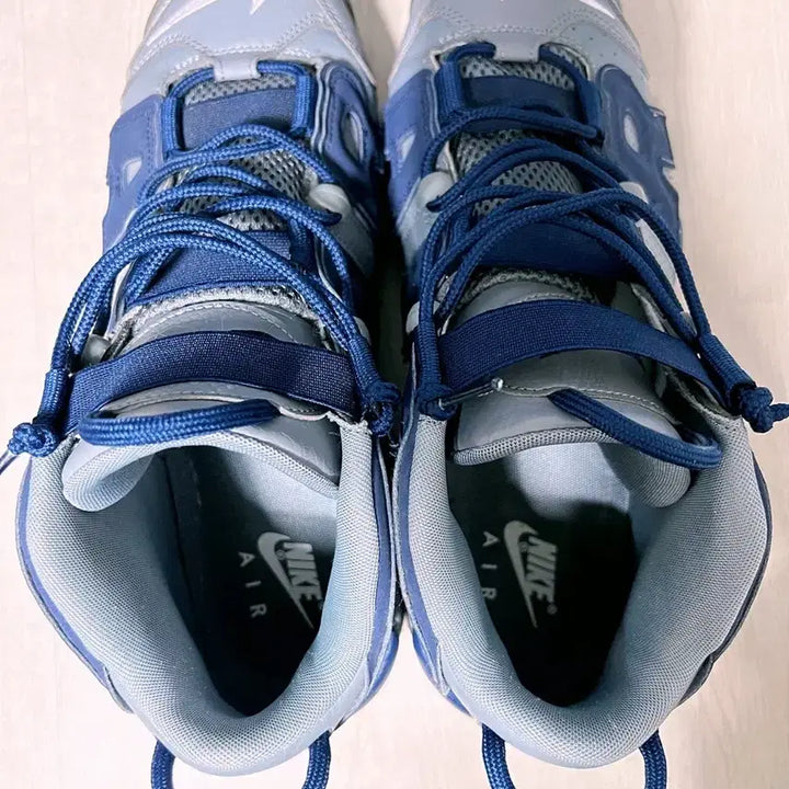 [BUNJANG] Nike Air Uptempo Navy Grey Sneakers / (정품 나코탭 중고) 귀한 모델 업템포 네이비 그레이 (280사이즈)