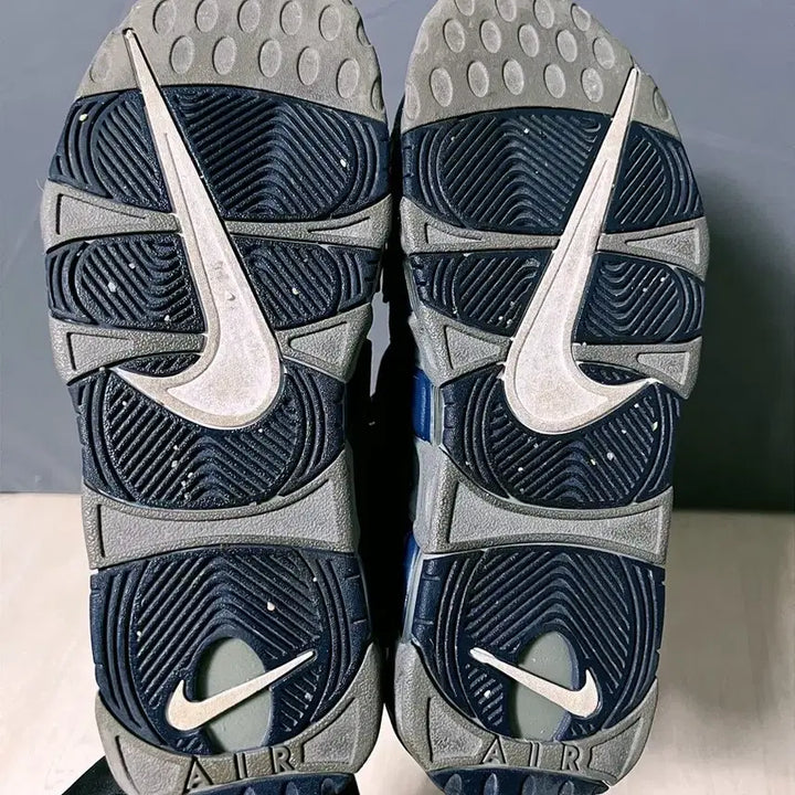 [BUNJANG] Nike Air Uptempo Navy Grey Sneakers / (정품 나코탭 중고) 귀한 모델 업템포 네이비 그레이 (280사이즈)