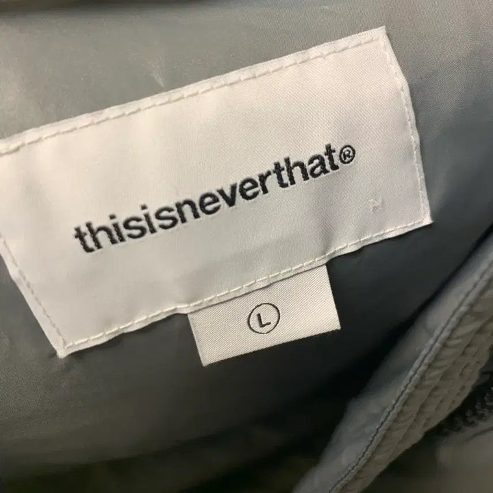 [BUNJANG] Thisisneverthat Gray Padded Jacket / 디스이즈네버댓 패딩 그레이 L