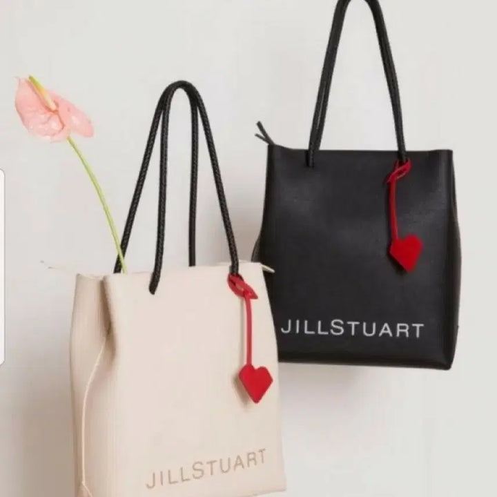 [BUNJANG] Jill Stuart Shopper Shoulder Bag / 질스튜어트 쇼퍼백 숄더백 하트참
