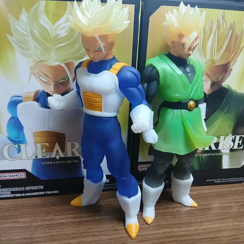 [BUNJANG] Dragon Ball Super Trunks & Gohan Figure / 드래곤볼 클리어라이즈 초사이어인 트랭크스 & 손오반 피규어