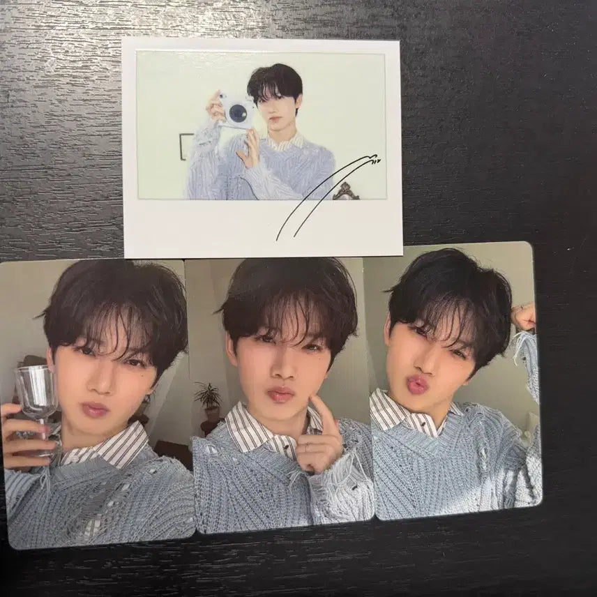 트레저 준규 시즌그리팅 포카