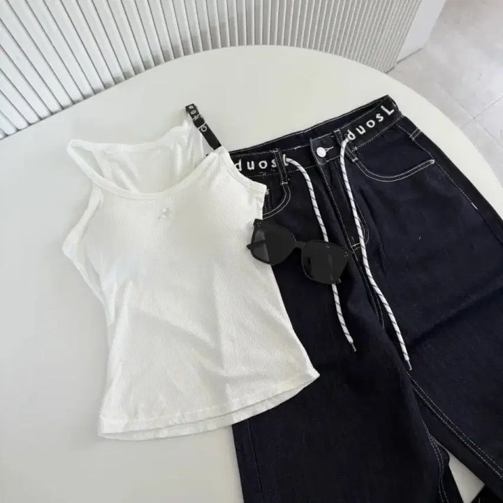 [SOLD OUT] 투나인 숄더벨트 라꾸 캡내장 나시