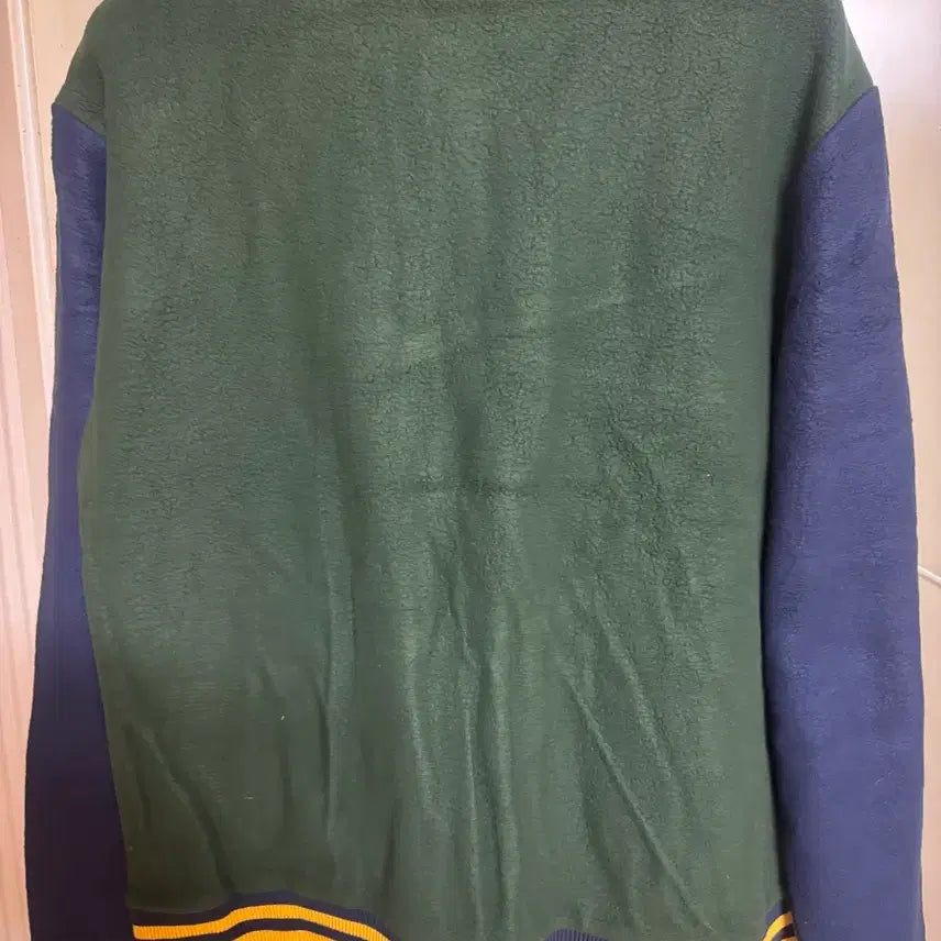 [BUNJANG] Polo Ralph Lauren Fleece Varsity Jacket / 폴로랄프로렌 플리스 바시티 그린(XL)