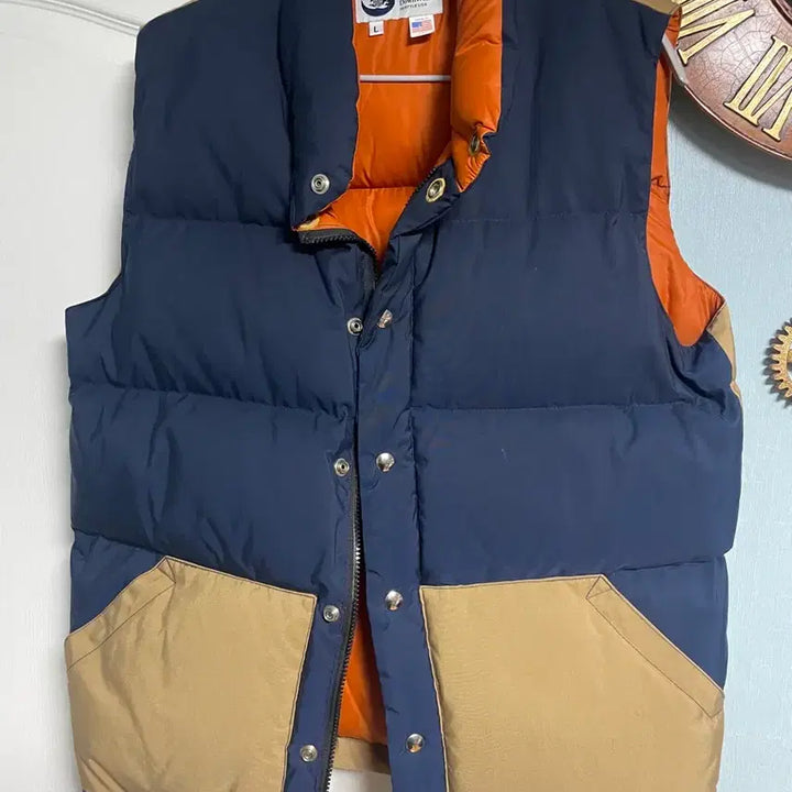 [BUNJANG] Crescent Down Works Padded Vest Navy L / 크레센트다운웍스 패딩 베스트 네이비 L사이즈