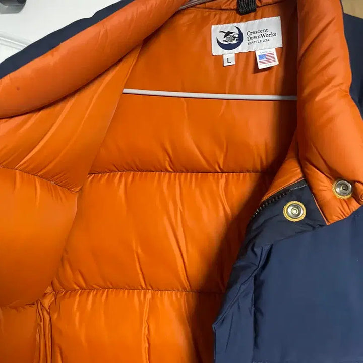 [BUNJANG] Crescent Down Works Padded Vest Navy L / 크레센트다운웍스 패딩 베스트 네이비 L사이즈