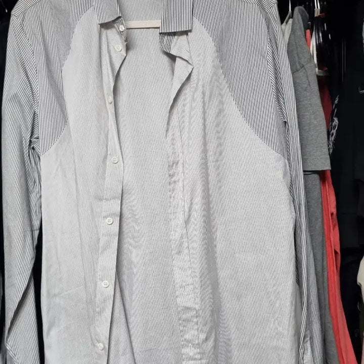 [BUNJANG] Alexander McQueen Striped Shirt / 알렉산더 맥퀸 스트라이프 셔츠