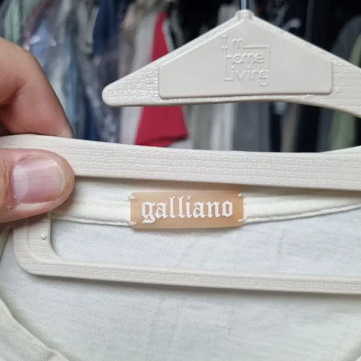 [BUNJANG] John Galliano Long Sleeve T-Shirt / 존 갈리아노 프린팅 긴팔 티셔츠