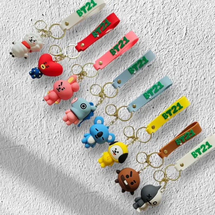 [BUNJANG] BTS Character Keyring / BTS캐릭터키링