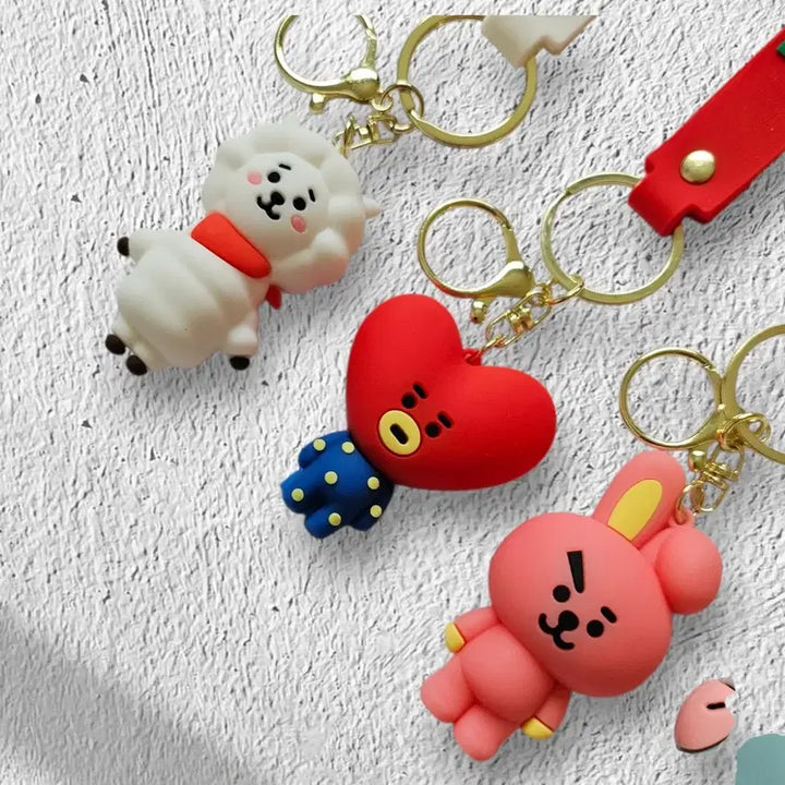 [BUNJANG] BTS Character Keyring / BTS캐릭터키링