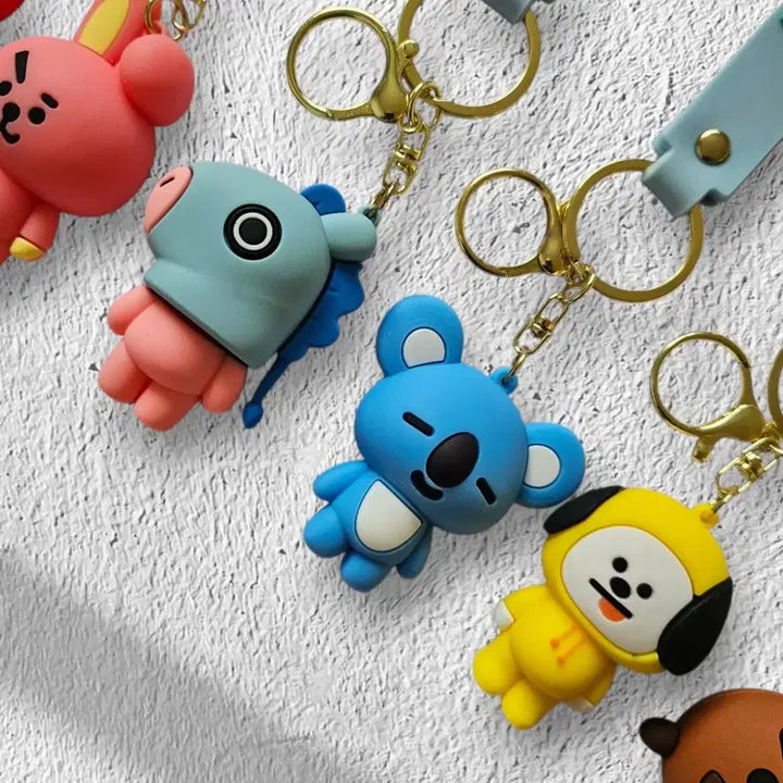 [BUNJANG] BTS Character Keyring / BTS캐릭터키링