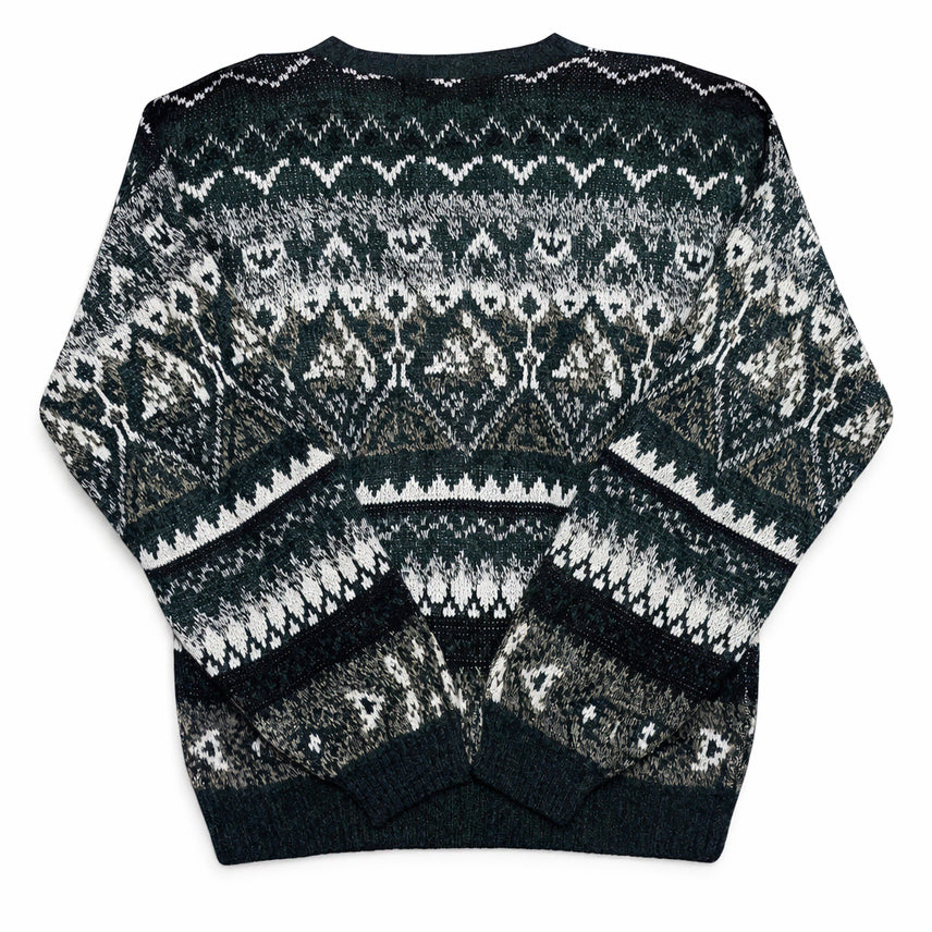 [BUNJANG] Michael Gerald Fair Isle Nordic Vintage Knit Sweater / USA 90s 미국 빈티지 페어아일 노르딕 올드스쿨 니트 스웨터 M
