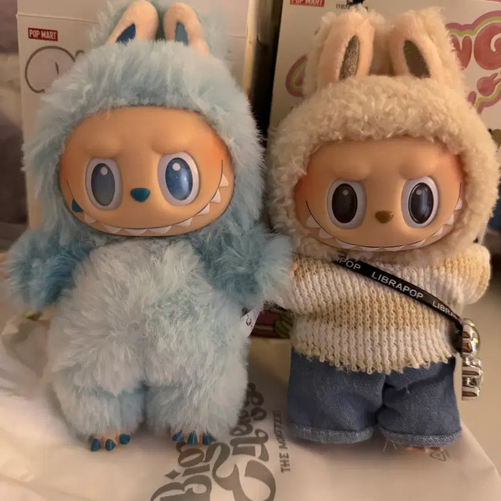 [BUNJANG] Pop Mart Labubu Bundle Set: Hope + Soy Milk / (일괄) 팝마트 정품 라부부 희망+두유 소이밀크