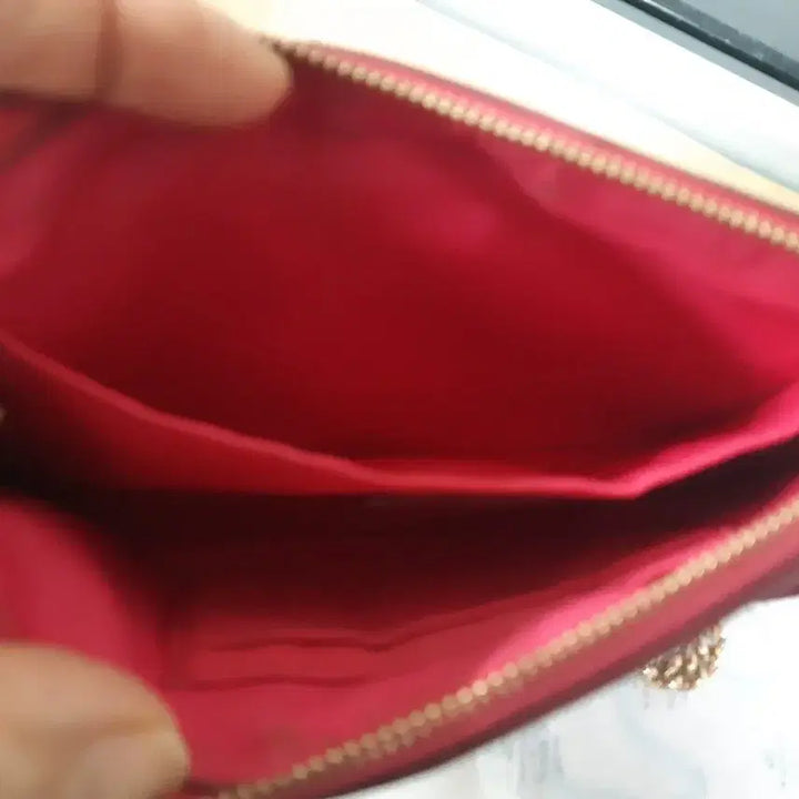 [BUNJANG] Coach Pink Chain Crossbody Bag / 코치 핑크색 크로스백 체인 가방