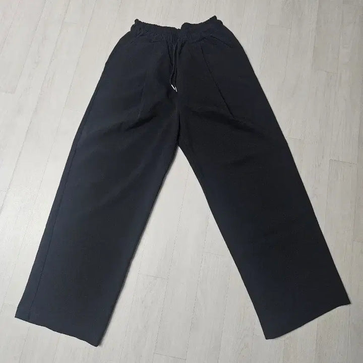 [BUNJANG] Black Wide Pants / 블랙 와이드팬츠