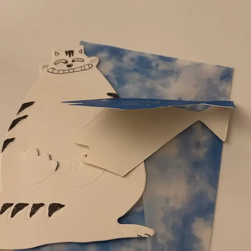 [BUNJANG] Vintage Mischievous Cat Letter Set / 고전 편지지 앙큼 고양이