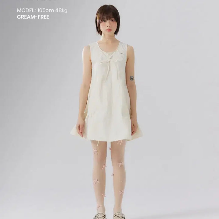 [BUNJANG] Delicecent Drop String Dress Cream / (새상품) 델리센트 드롭 스트링 원피스 크림 FREE
