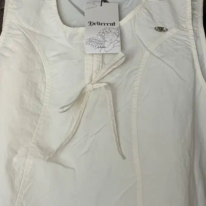 [BUNJANG] Delicecent Drop String Dress Cream / (새상품) 델리센트 드롭 스트링 원피스 크림 FREE