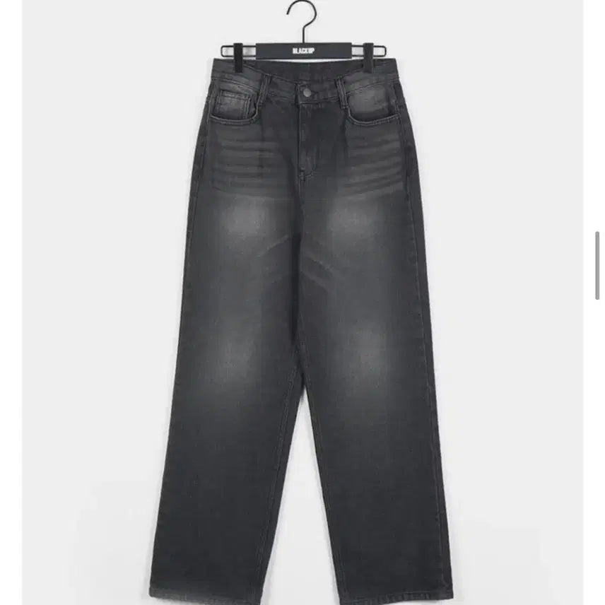 [BUNJANG] BlackUp Dunes Black Washing Wide Denim Pants / S Size / [블랙업] 듄스 블랙 워싱 와이드 데님 팬츠 / S size