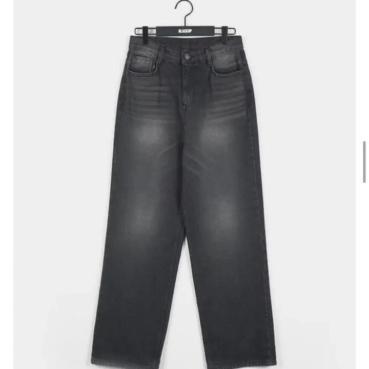 [BUNJANG] BlackUp Dunes Black Washing Wide Denim Pants / S Size / [블랙업] 듄스 블랙 워싱 와이드 데님 팬츠 / S size