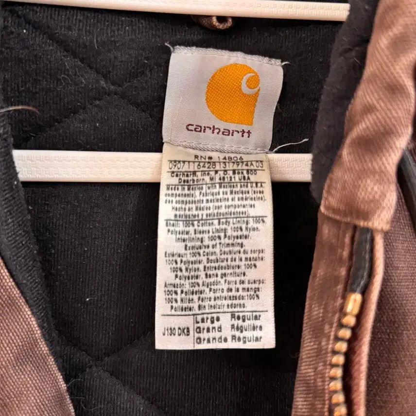 [BUNJANG] Carhartt Duck Active Jacket Brown 2XL / 빈티지 칼하트 덕 액티브 자켓 브라운 2XL
