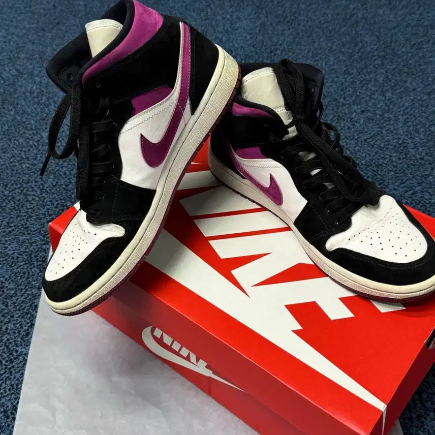 [BUNJANG] Nike Jordan 1 Mid SE Cactus Flower Sneakers / 급처-!! 나이키 조던1 미드SE 캑터스플라워 260(남성 255추천)