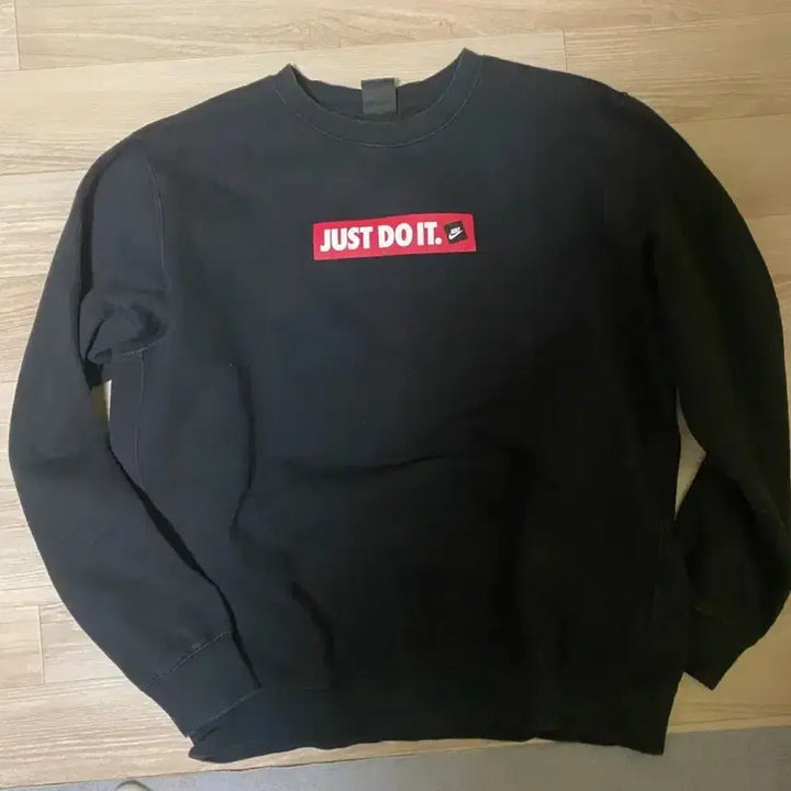[BUNJANG] Nike JUST DO IT Sweatshirt / 나이키 JUST DO IT 블랙 맨투맨
