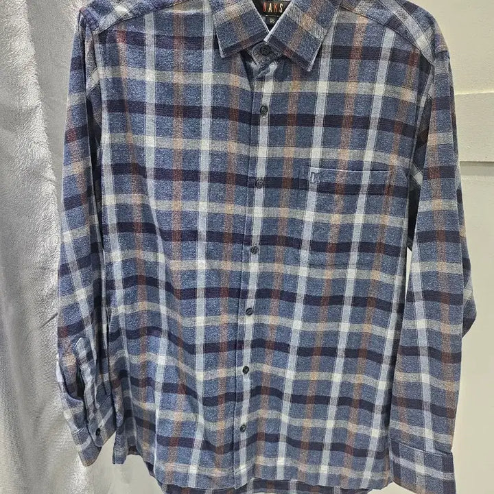 [BUNJANG] Daks Blue Check Shirt / 닥스 블루 체크 남방 95