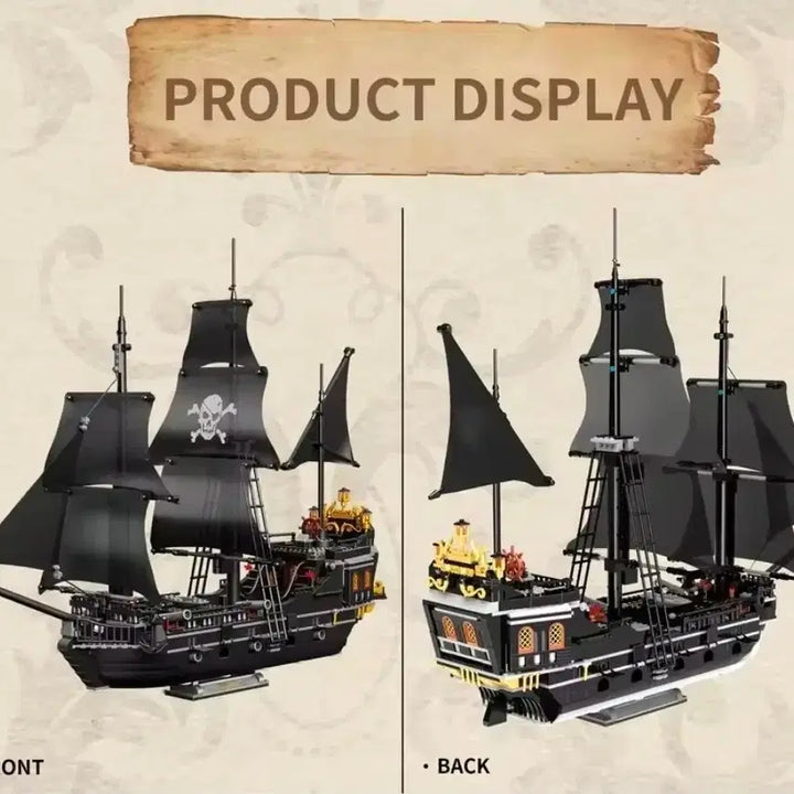 [BUNJANG] Pirate Ship 1424pcs Building Block Set / 해적선 큰배 1424pcs 레고호환블럭 키덜트 조립식 어린이장난감