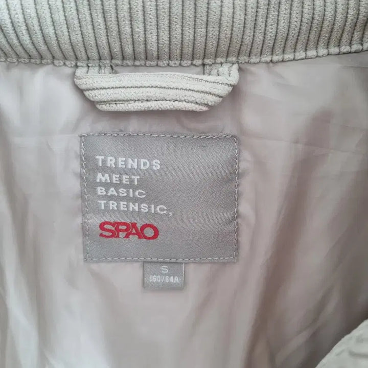 [BUNJANG] Spao Ivory Padded Jacket (160/84A) / 스파오 아이보리 패딩 (160/84A)