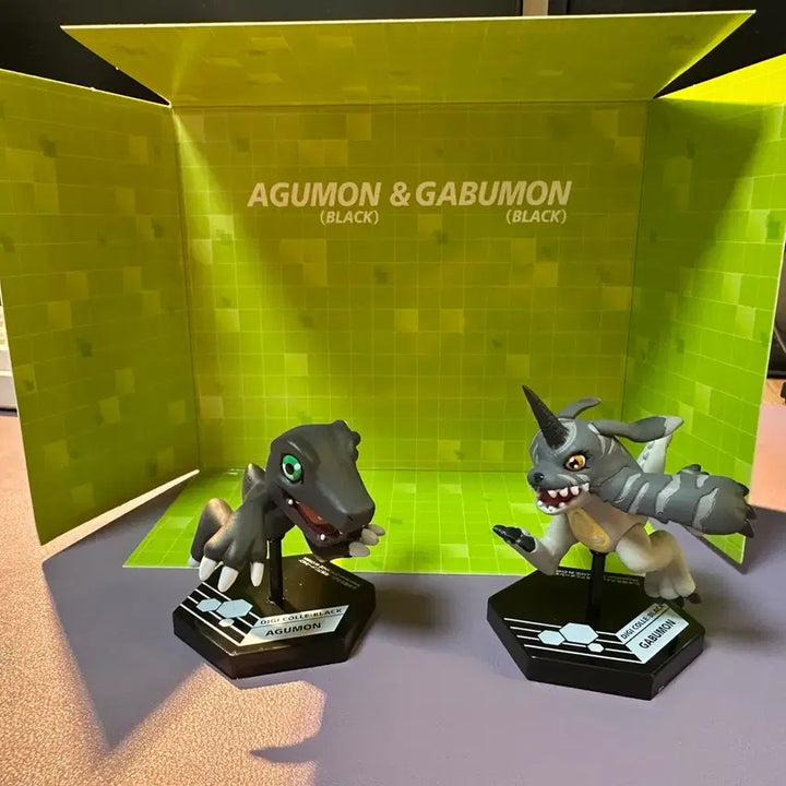 [BUNJANG] Digimon Agumon & Patamon Digi-Colle Set (Sealed) / 디지몬 디지코레 블랙 아구몬,파피몬 세트(미개봉)