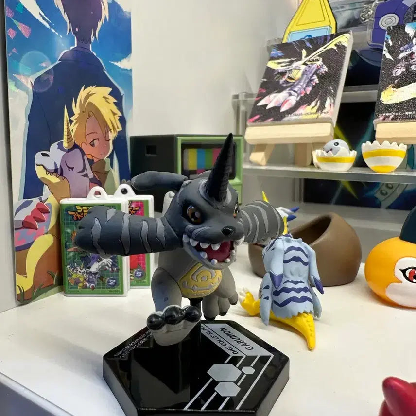 [BUNJANG] Digimon Agumon & Patamon Digi-Colle Set (Sealed) / 디지몬 디지코레 블랙 아구몬,파피몬 세트(미개봉)