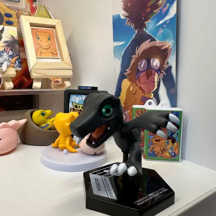 [BUNJANG] Digimon Agumon & Patamon Digi-Colle Set (Sealed) / 디지몬 디지코레 블랙 아구몬,파피몬 세트(미개봉)