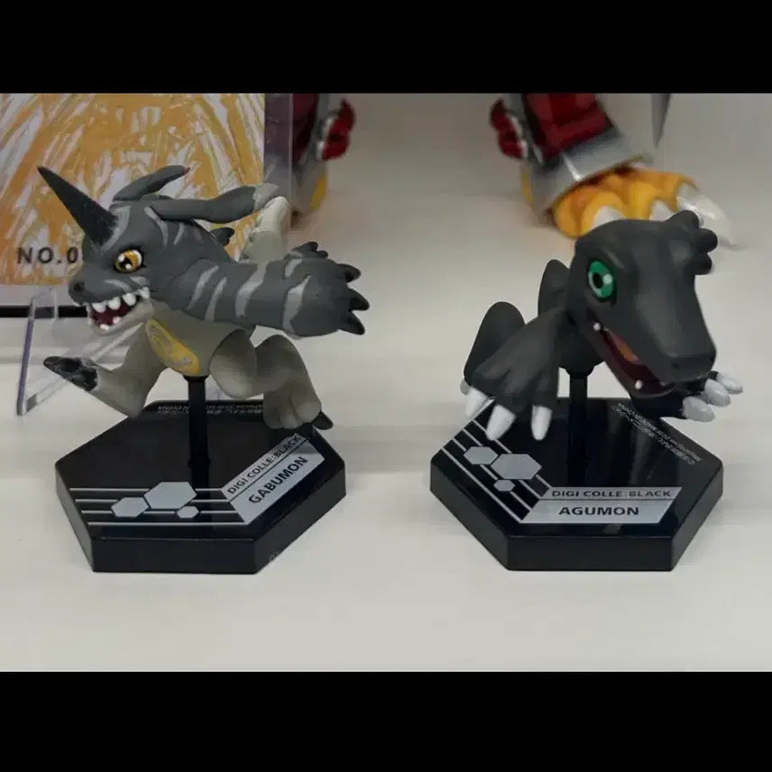 [BUNJANG] Digimon Agumon & Patamon Digi-Colle Set (Sealed) / 디지몬 디지코레 블랙 아구몬,파피몬 세트(미개봉)