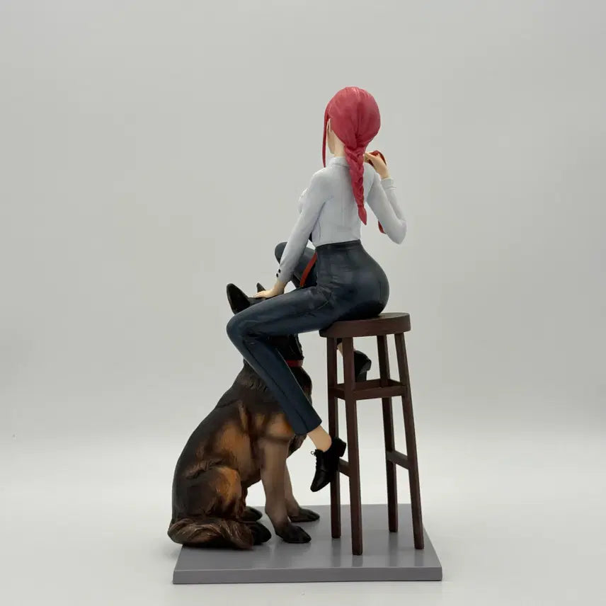 [BUNJANG] BW Chainsaw Man Makima &amp; Shepherd Figure / 체인소맨 BW 마키마 &amp; 섀퍼드 좌상 피규어