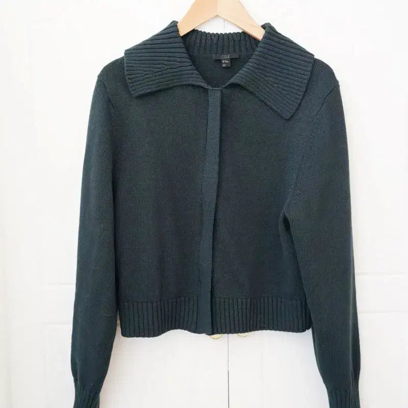 [BUNJANG] COS Half Zip Knit Cardigan Teal Green M / cos 코스 하프 집업 니트 가디건 틸그린 m사이즈