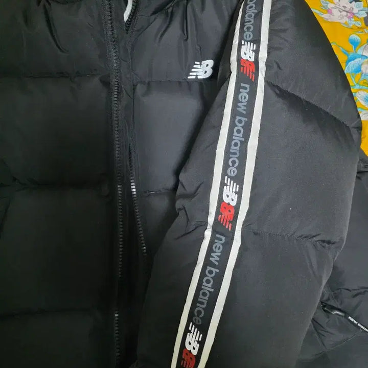[BUNJANG] New Balance Hooded Padded Jacket Black / 뉴발란스 후드 패딩 블랙