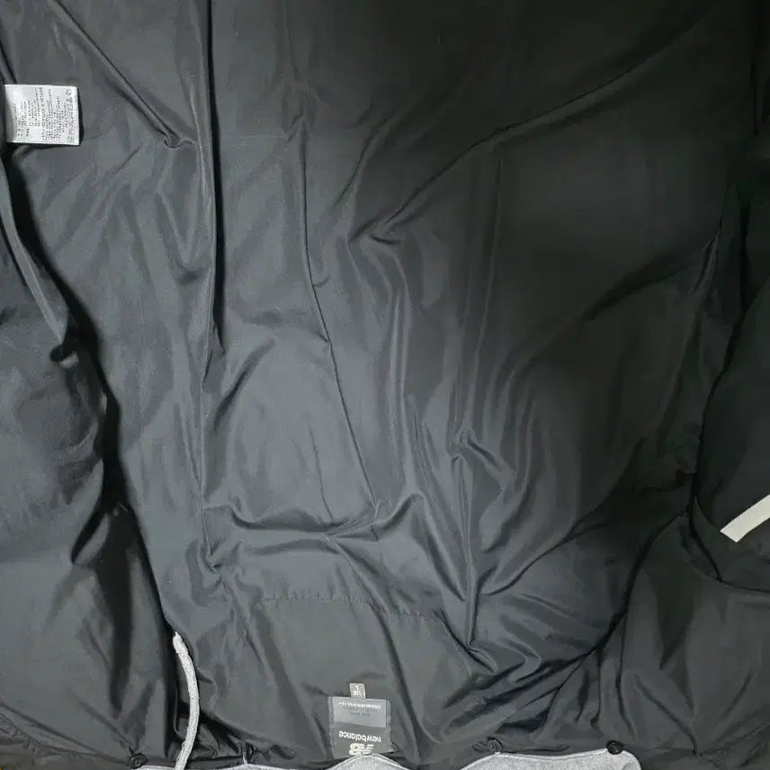 [BUNJANG] New Balance Hooded Padded Jacket Black / 뉴발란스 후드 패딩 블랙