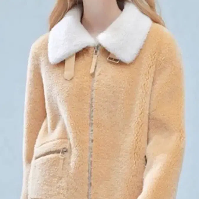 [BUNJANG] LUNECOURS Shearling Mouton 55 / 새상품) 루나코어스 양모 양가죽 무스탕 55