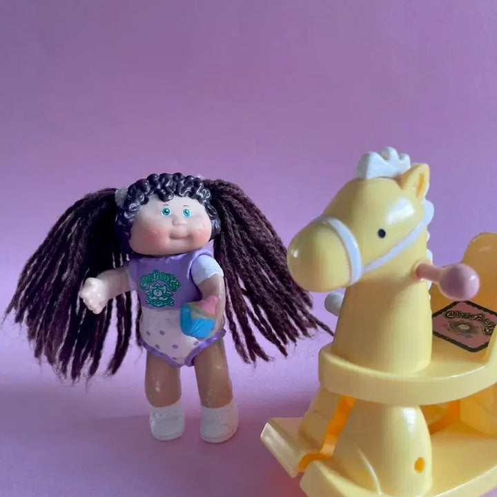 [BUNJANG] 1984s Dark Chocolate Hair Green Eyes Cabbage Patch Kids Figure / 1984s/다크쵸컬릿 헤어컬러에 초록눈의 빈티지양배추 피규어(rare)