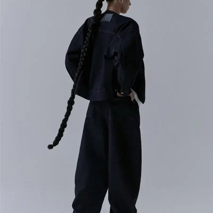 [BUNJANG] Trimming Bird One Button Denim Pants - Indigo - Size 3 / 트리밍버드 One Button Denim Pants,인디고,3사이즈