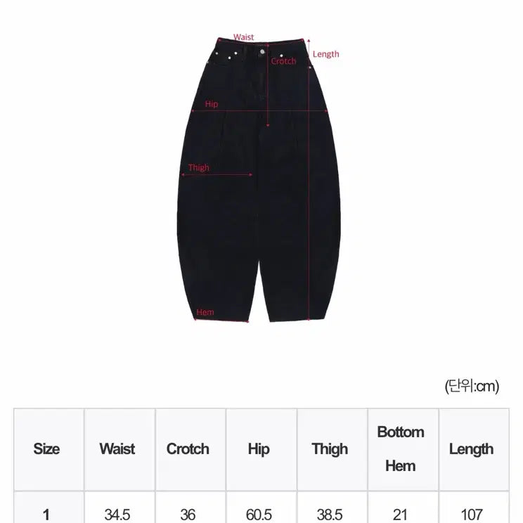 [BUNJANG] Trimming Bird One Button Denim Pants - Indigo - Size 3 / 트리밍버드 One Button Denim Pants,인디고,3사이즈