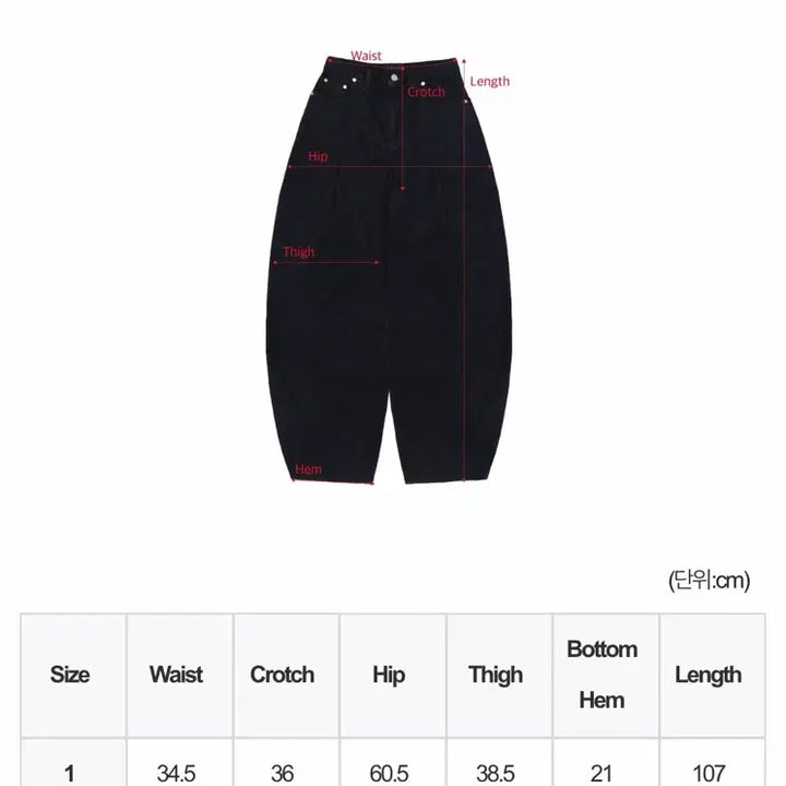 [BUNJANG] Trimming Bird One Button Denim Pants - Indigo - Size 3 / 트리밍버드 One Button Denim Pants,인디고,3사이즈