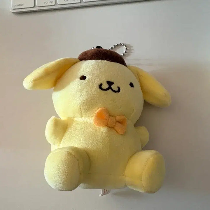 [BUNJANG] Sanrio Pompompurin Plush Keyring / 산리오 폼폼푸린 봉제인형 키링