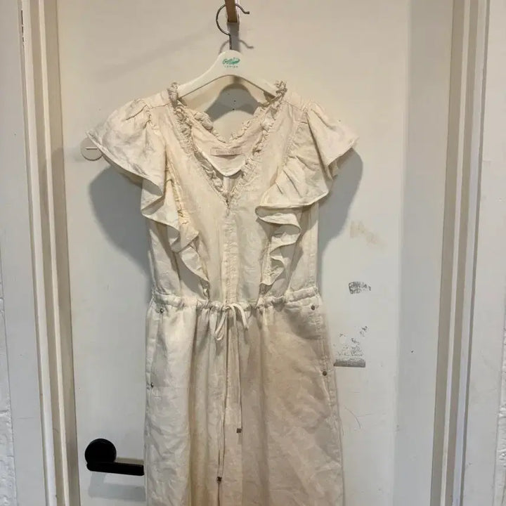 [BUNJANG] Jull Log Ivory Frill Jumpsuit / 25ss jull log 줄로그 프릴 점프수트 아이보리