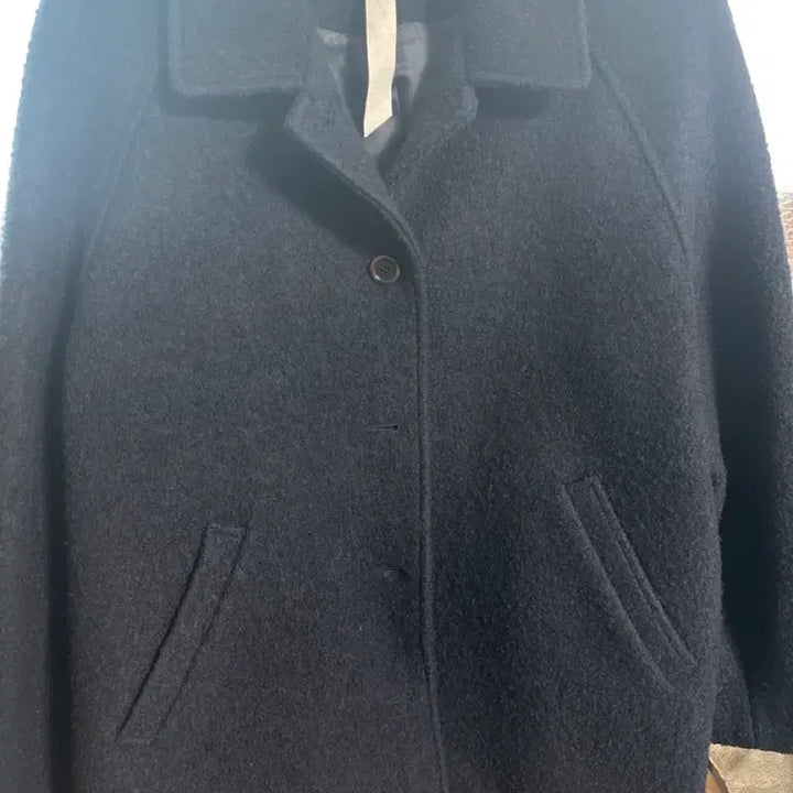 [BUNJANG] TANAAT ETO Half Coat Navy / 타낫 에토 하프코트 네이비