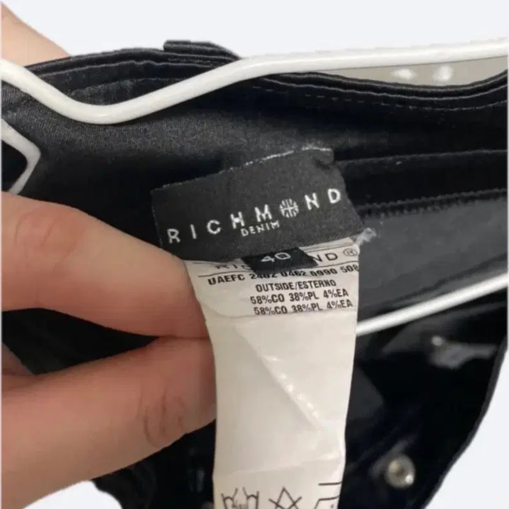 [BUNJANG] John Richmond Black Mini Skirt / 존리치몬드 수입 브랜드 지퍼 블랙 미니치마 445566 사이즈