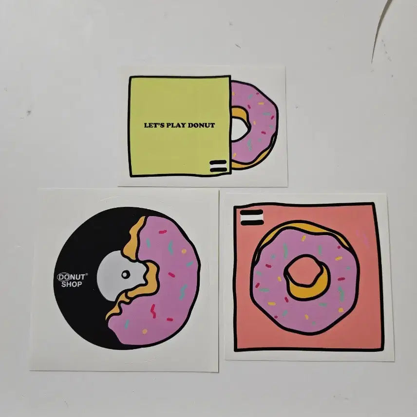 [BUNJANG] Donut Stickers / 도넛 스티커