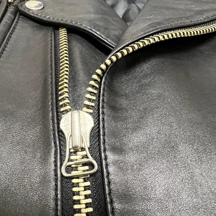 [BUNJANG] Studhomme Real Lambskin Biker Rider Jacket / 하이엔드 리얼 램스킨 바이커 라이더 자켓 / 48