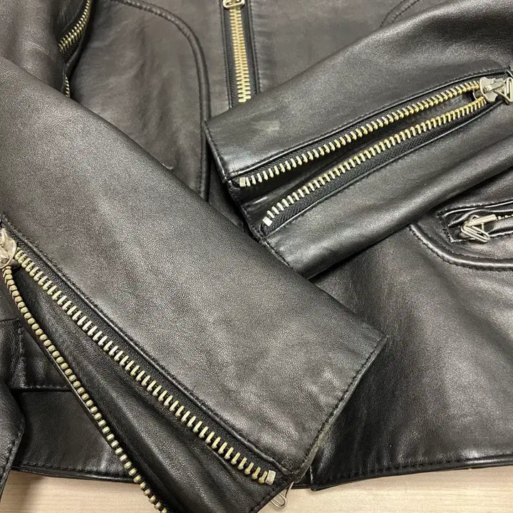 [BUNJANG] Studhomme Real Lambskin Biker Rider Jacket / 하이엔드 리얼 램스킨 바이커 라이더 자켓 / 48